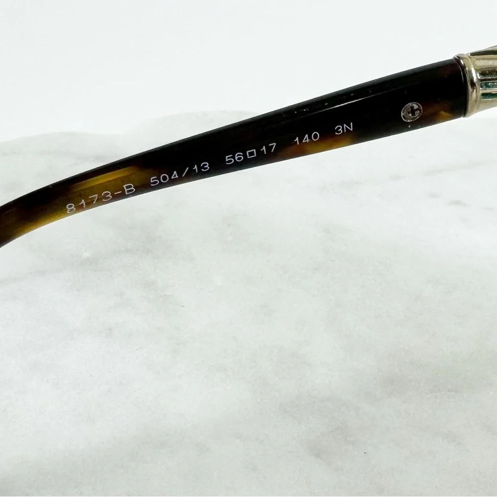 Bvlgari Tortoiseshell Cat Eye Sunglasses with Brown Gradient Lenses